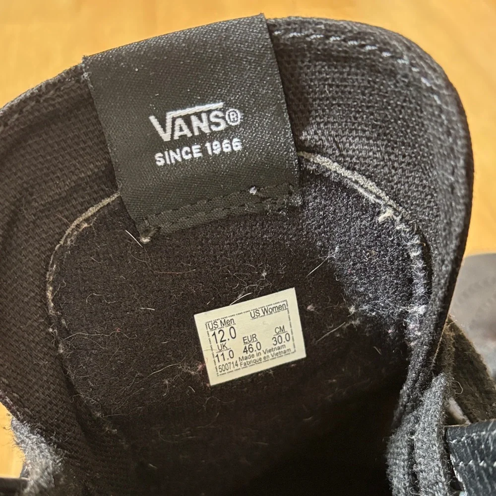 Vans Black High-Top Sneakers - Picture 2 of 8